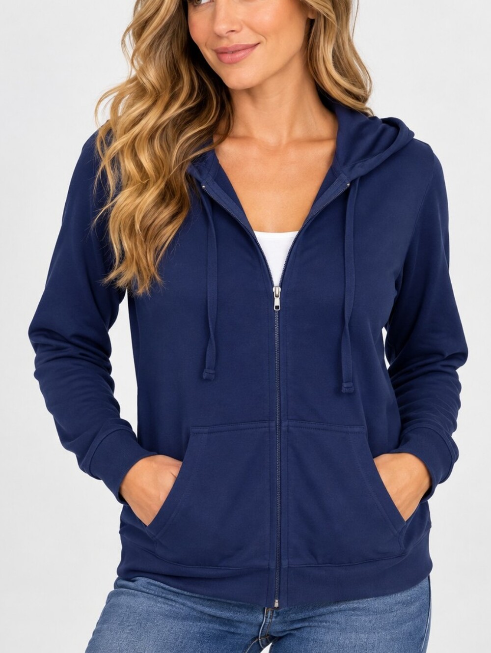 PETER MILLAR McGladrey Classic Navy Zip-Up Hoodie Jacket – Medium NWT